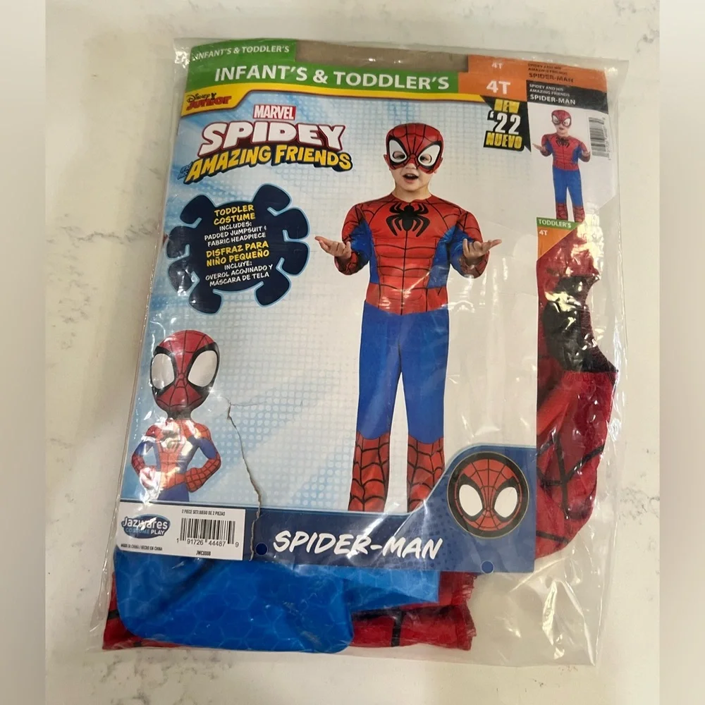 Marvel Spidey Amazing Friends Costume - Red and Blue - Picture 7 of 8